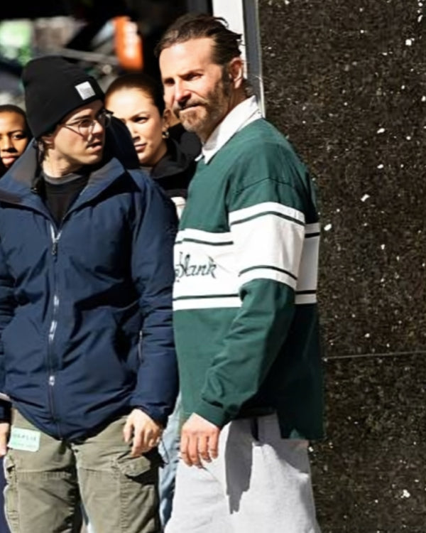 Bradley Cooper NY Green & White Shirt