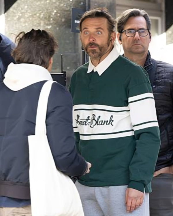 Bradley Cooper NY Green & White Shirt