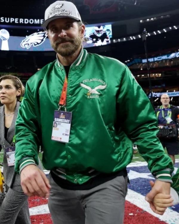 Bradley Cooper Super Bowl LIX Green Jacket