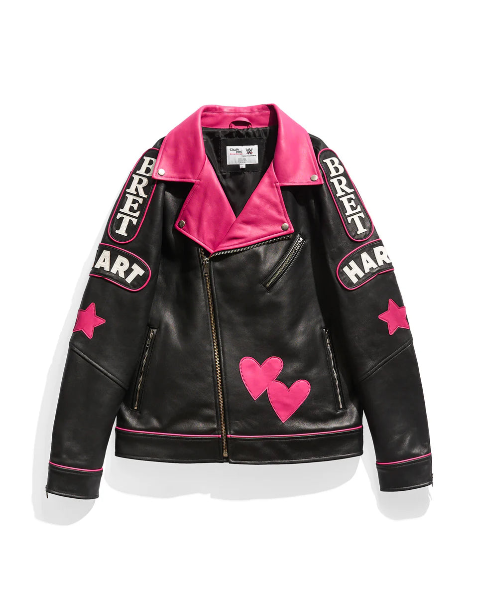 Bret Hart 1994 Biker Jacket