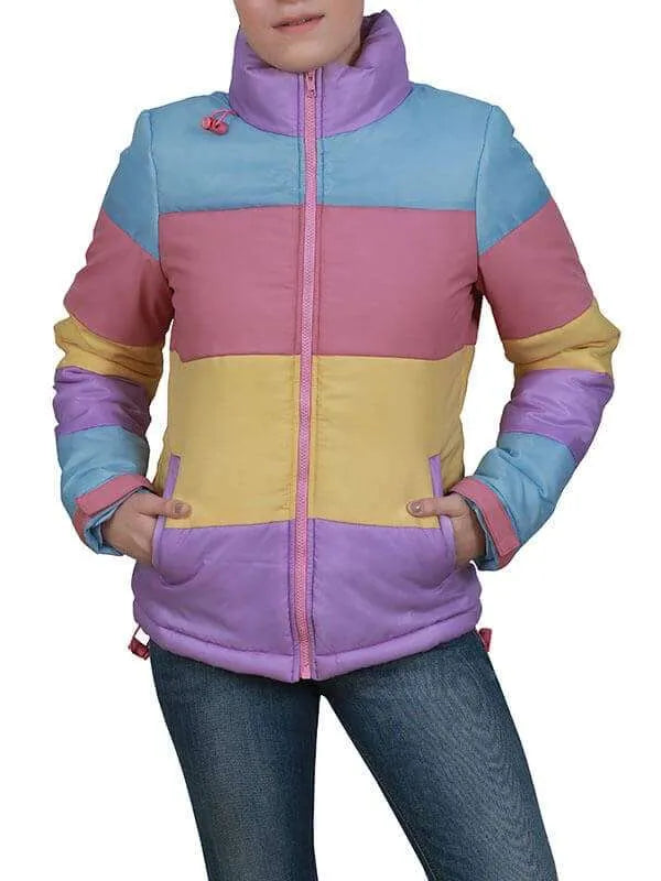 Unicorn Store Brie Larson Tricolor Jacket