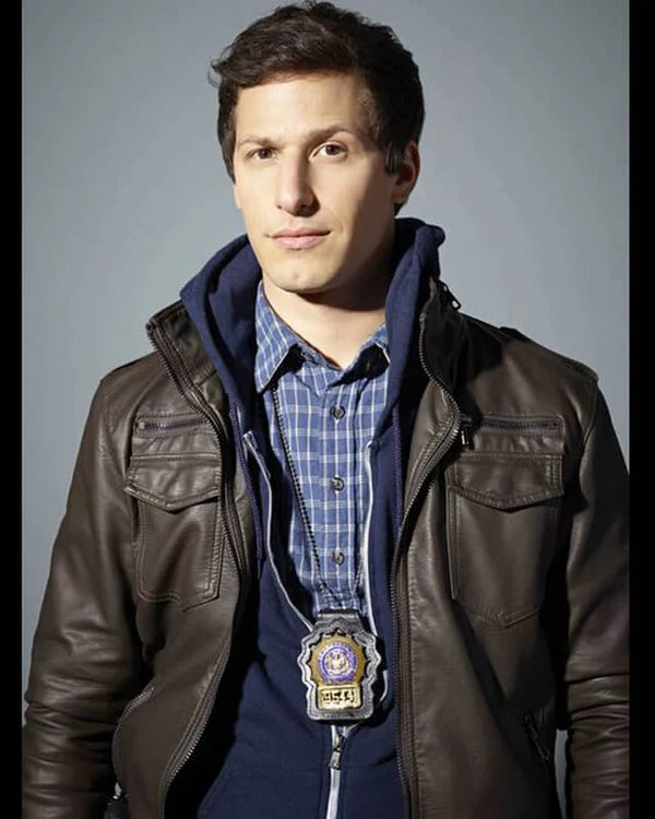 Brooklyn Nine-Nine Detective Jake Peralta Bomber Leather Jacket