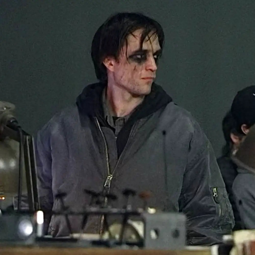 Bruce Wayne Drifter Grey Jacket
