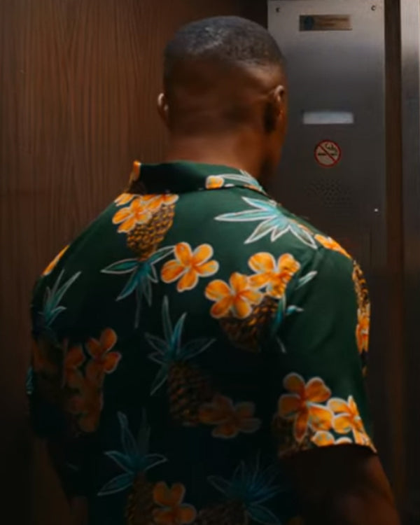 Day Shift 2022 Jamie Foxx Floral Shirt