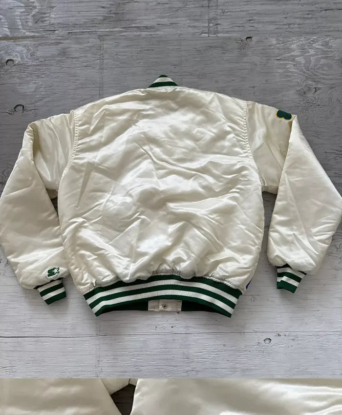 90s Boston Celtics Jacket Vintage Satin