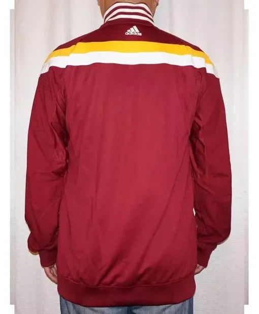 Mens Red Cleveland Cavs Warm Up Jacket