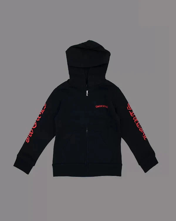 Chrome Hearts Kids Scroll Logo Hoodie