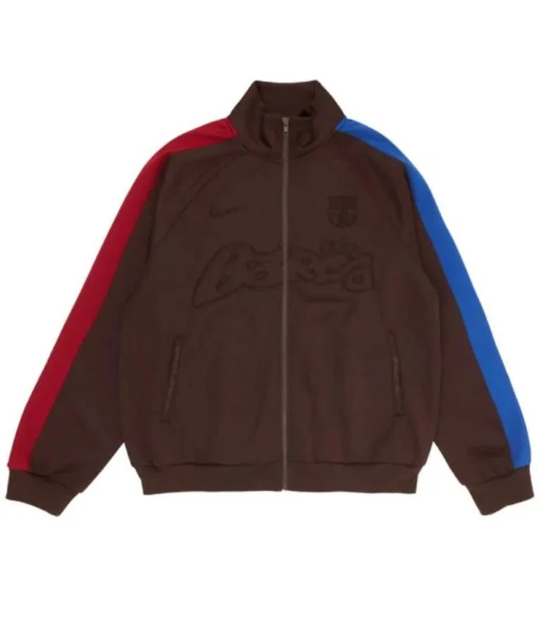 CJ x FCB Barca Retro Zip Anthem Jacket