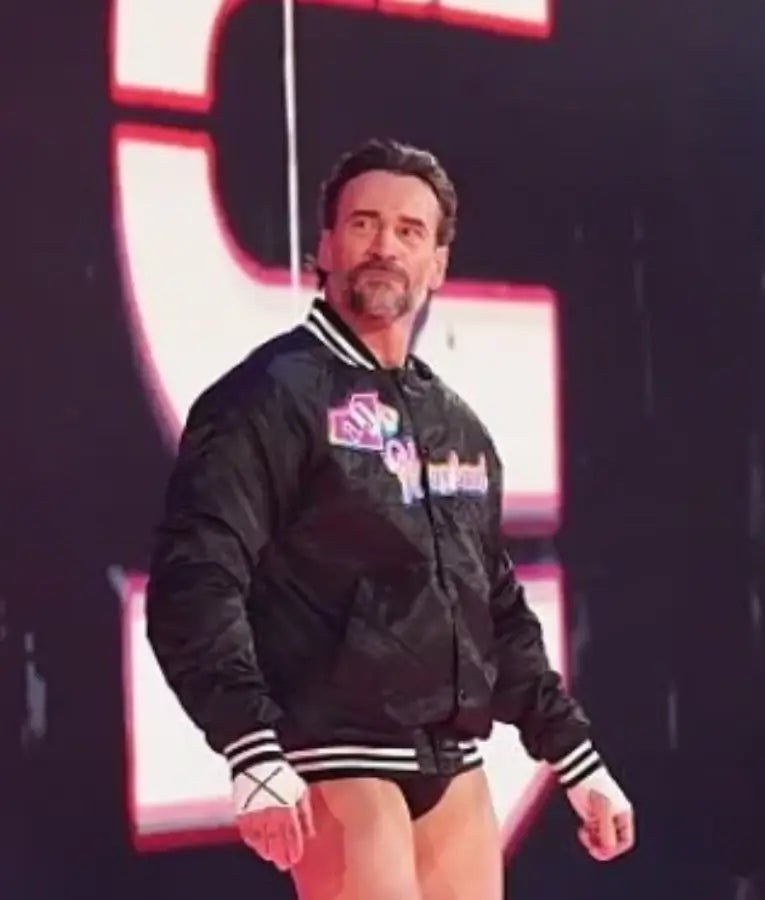 CM Punk Wrestlepalooza 2025 AJ’s Husband Jacket