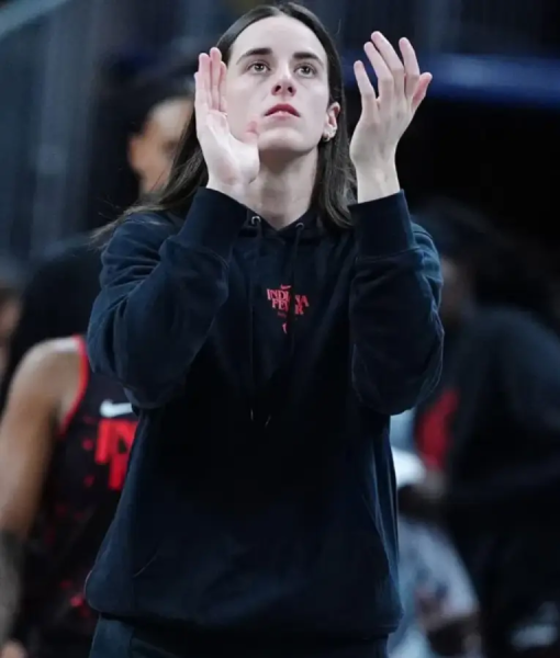 Caitlin Clark Indiana Fever Stranger Things Black Hoodie