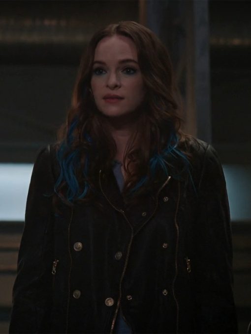 The Flash Caitlin Snow Black Leather Jacket