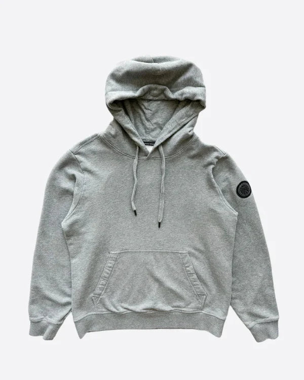 Canada Goose Grey Huron Black Label Hoodie