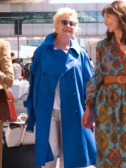 Book Club The Next Chapter Candice Bergen Trench Coat