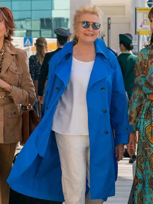 Book Club The Next Chapter Candice Bergen Trench Coat