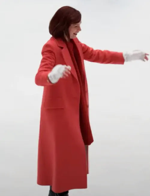 Elsbeth Tascioni Elsbeth 2024 Red Wool Coat
