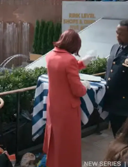 Elsbeth Tascioni Elsbeth 2024 Red Wool Coat