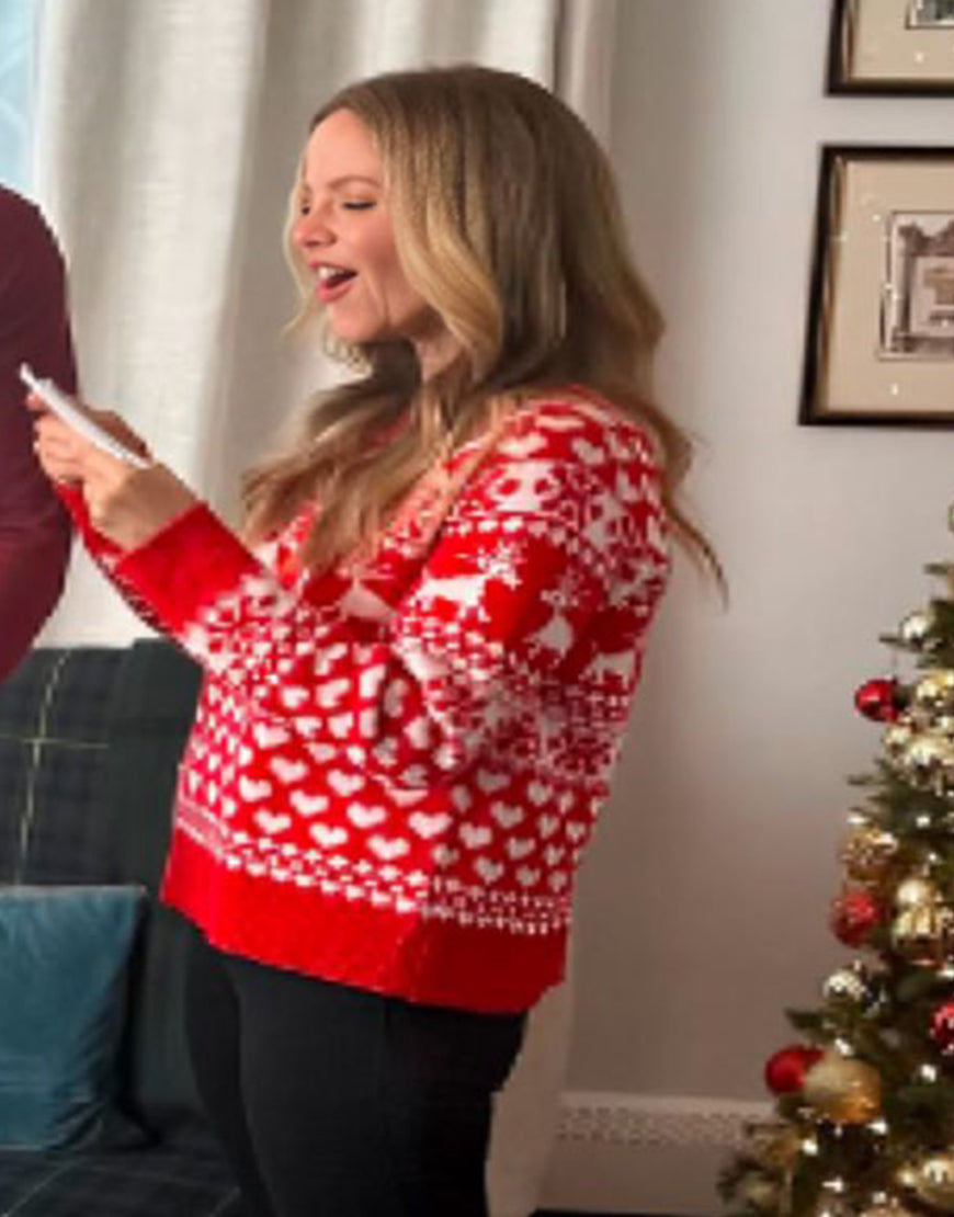 CelesteFilmTriviaAtSt.Nick_s2024TamminSursokChristmasSweater