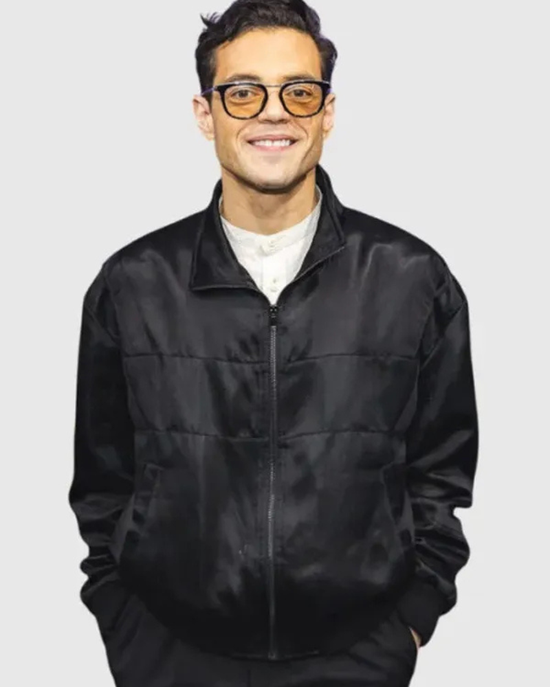 The Amateur Rami Malek Black Jacket