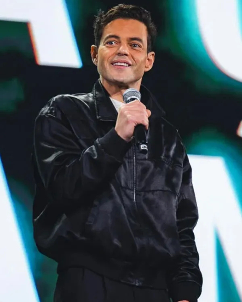 The Amateur Rami Malek Black Jacket