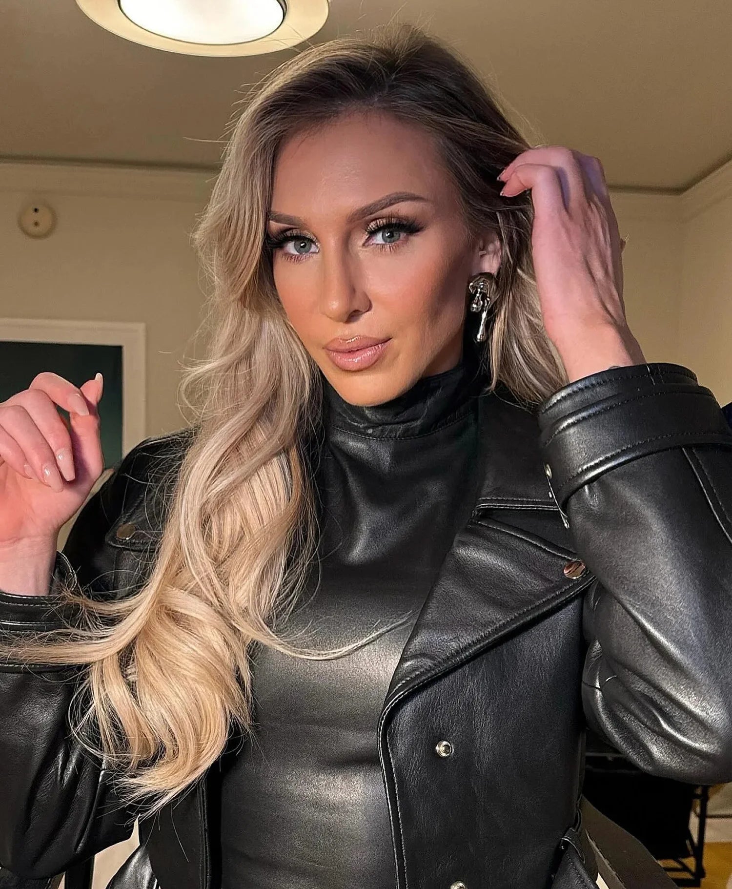 Charlotte Flair Leather Jacket by MJH