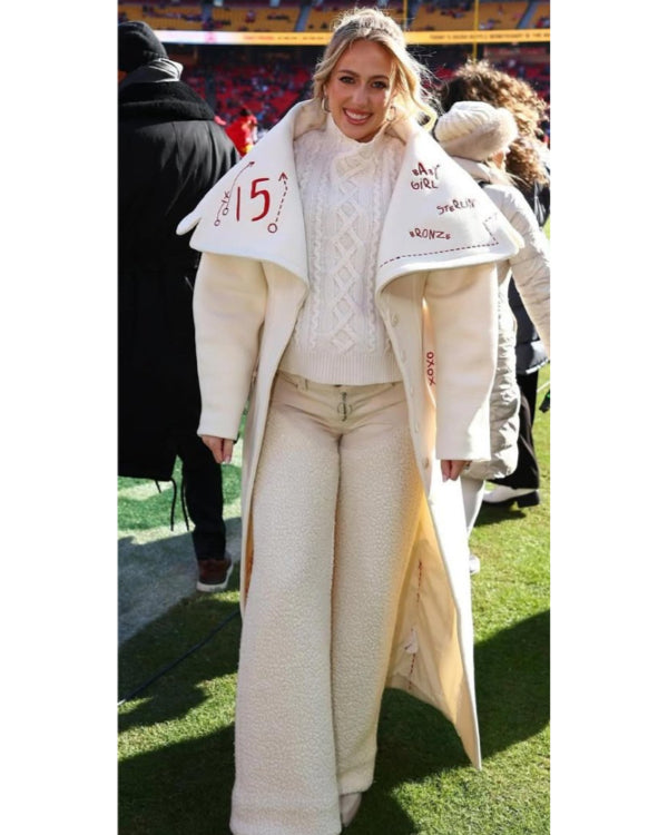 Brittany Mahomes Chiefs Vs Texans Game Coat
