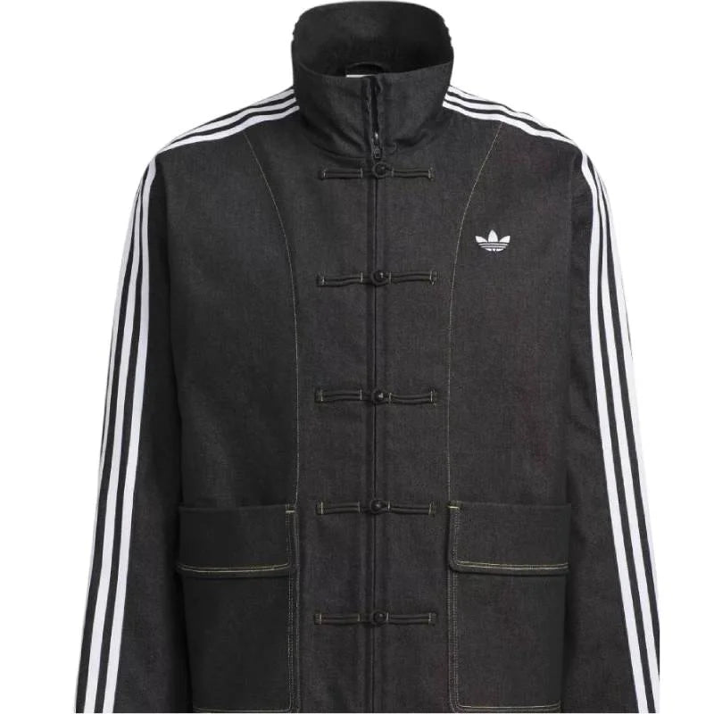 Chinese New Year Black Denim Jacket
