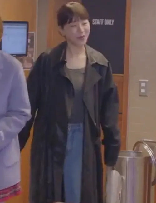 Shin Hye-sun 2023 Welcome To Samdalri Leather Coat