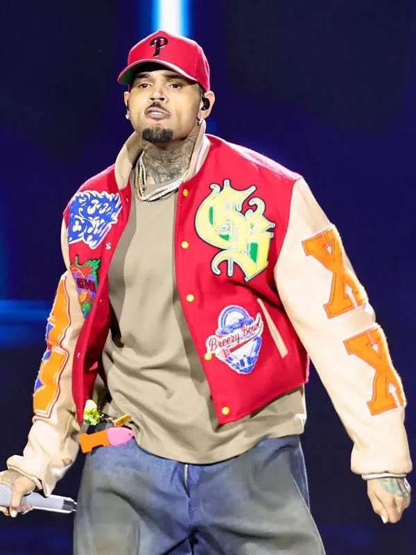 Chris Brown Breezy Bowl XX Varsity Jacket