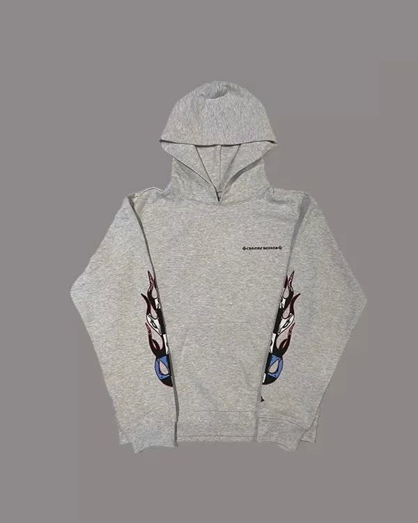 Chrome Hearts Matty Boy Brain Hoodie – Gray