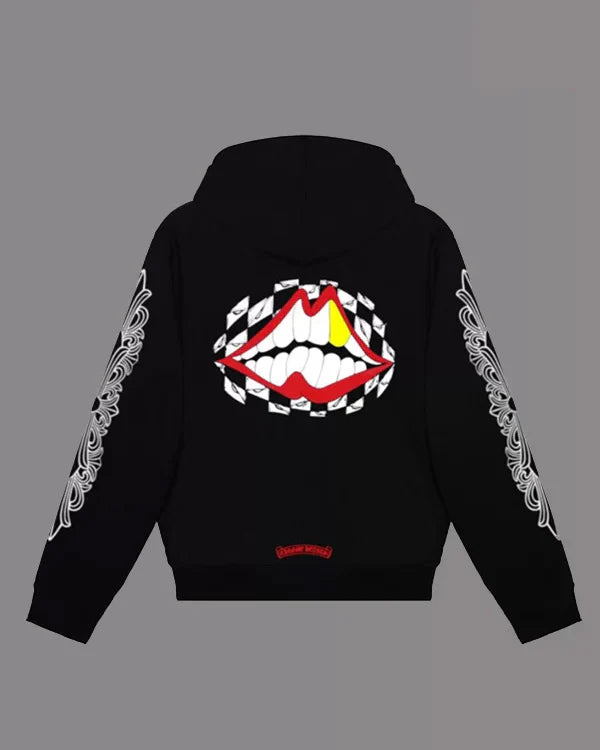 Chrome Hearts Matty Boy Flower Chomper Hoodie – Black