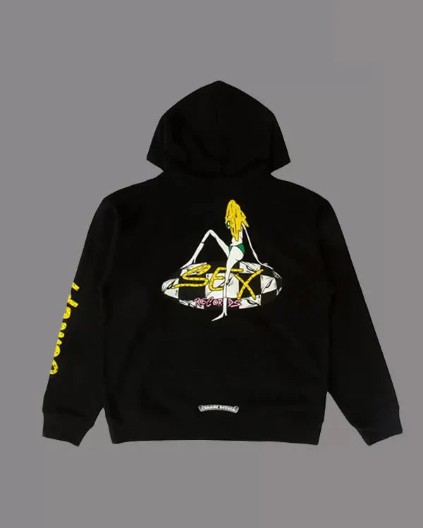 Chrome Hearts Matty Boy Sex Records Concept Hoodie – Black