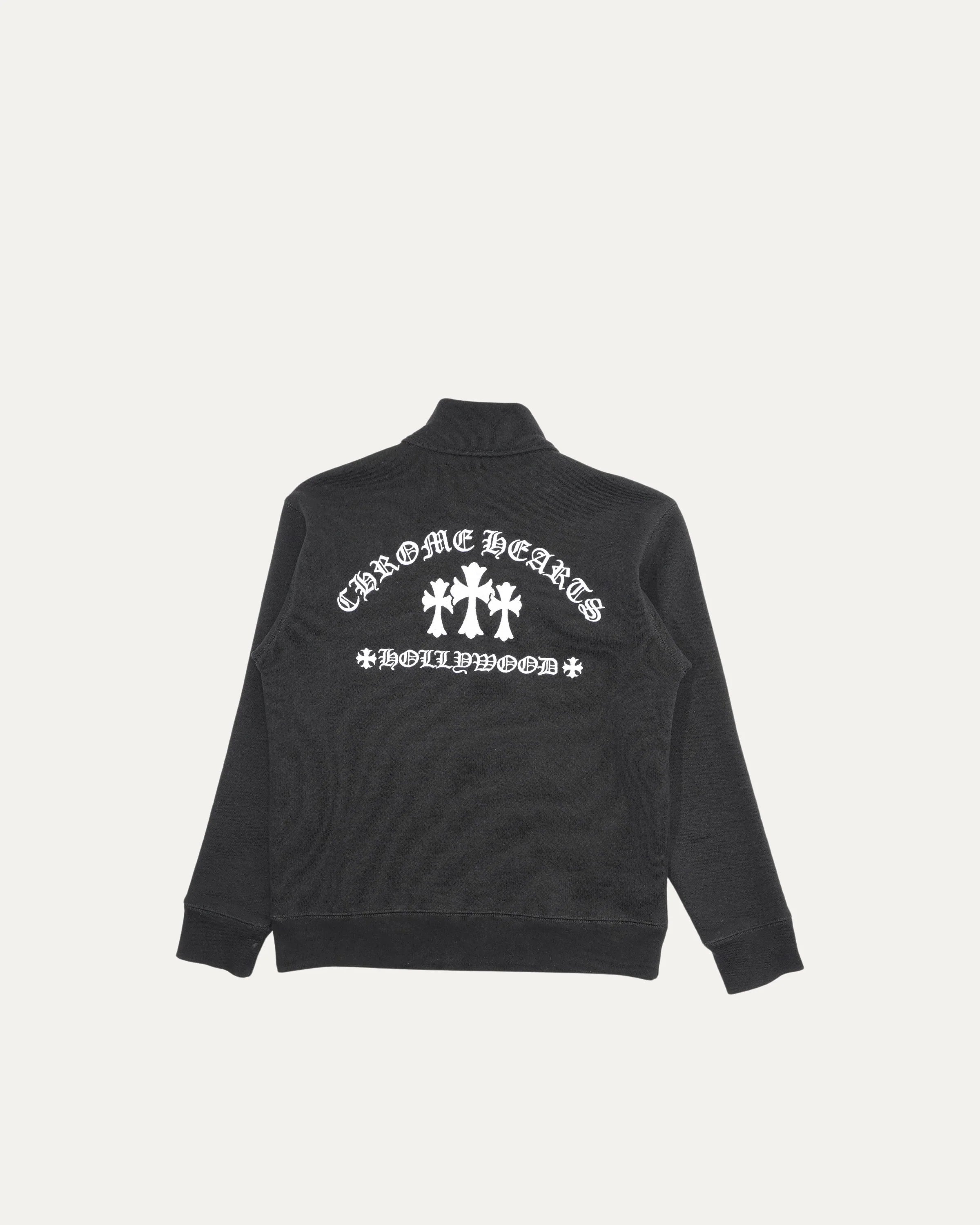 Chrome Hearts Embroidered Quarter Zip Sweatshirt
