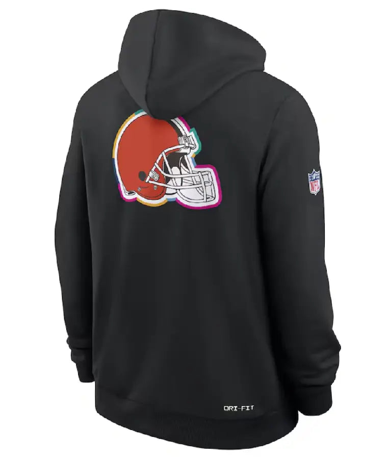Cleveland Browns Black 2025 Crucial Catch Hoodie