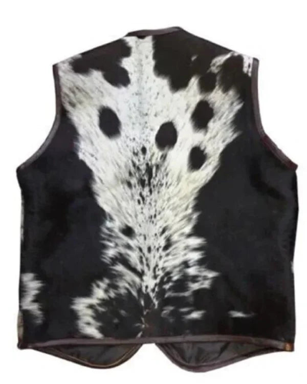 Cowhide Multicolor Fur Vest