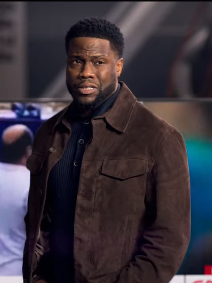 Kevin Hart Lift 2024 Suede Leather Jacket