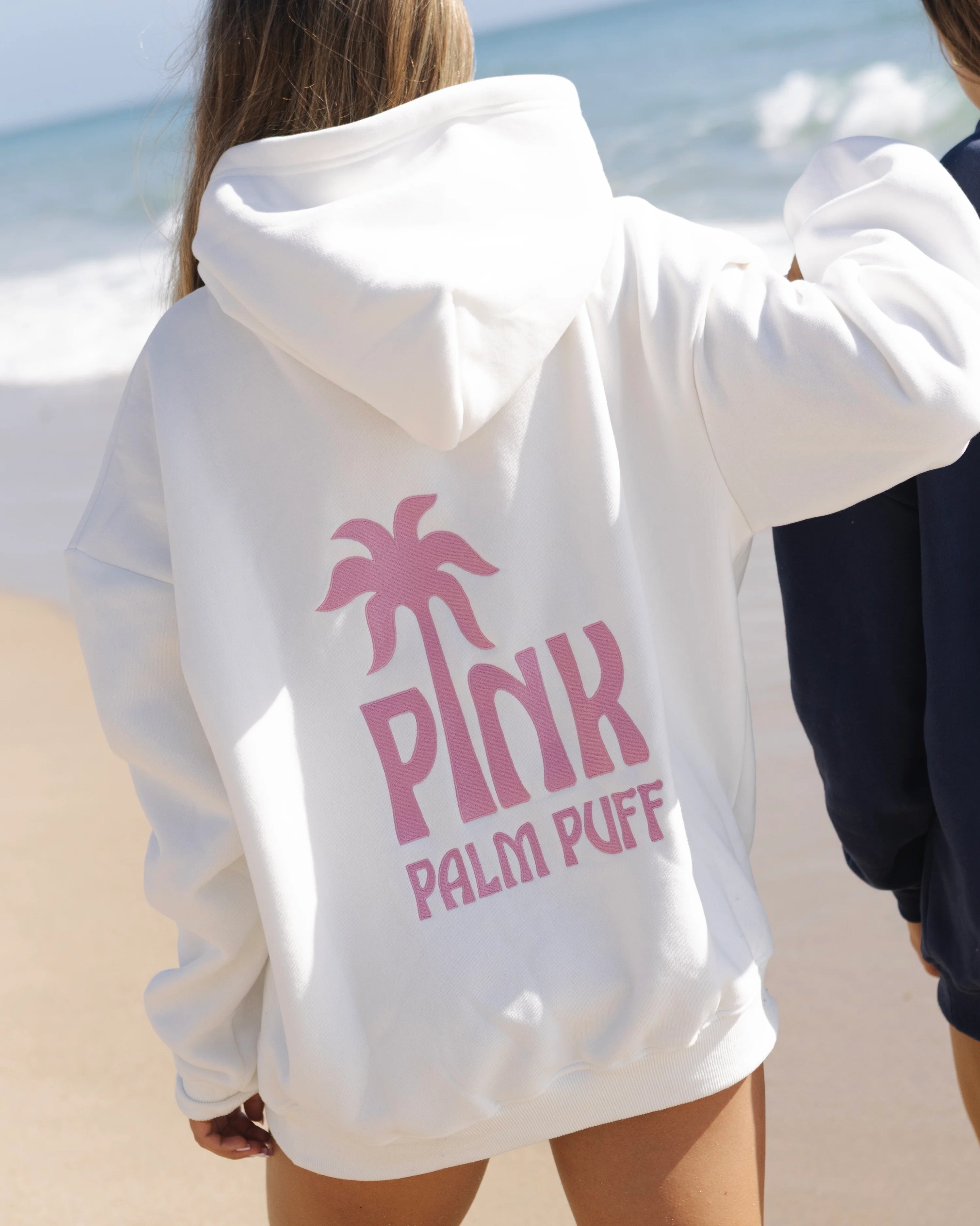 Classic Puff Hoodie in Pink Opal