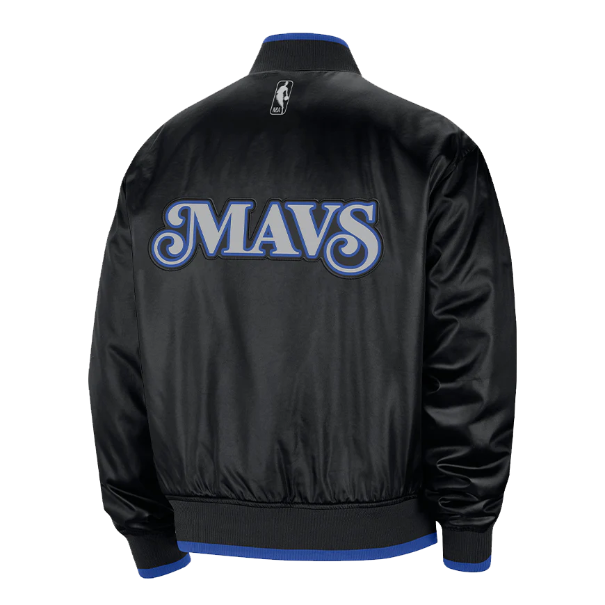 Dallas Mavericks Nike Edition Logo Black Jacket