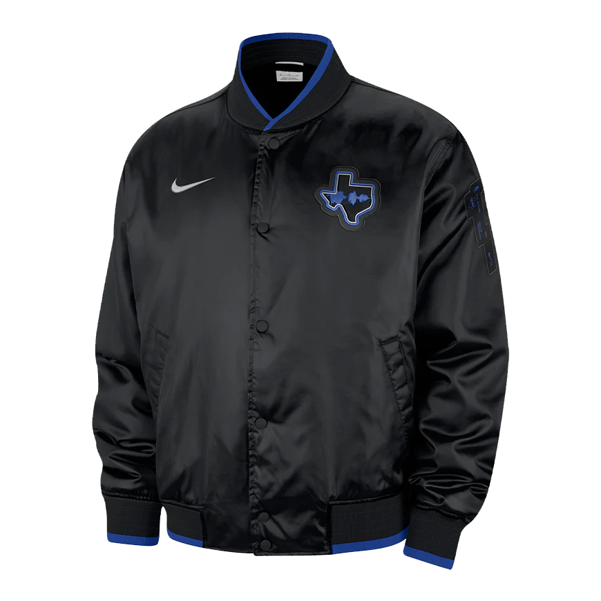 Dallas Mavericks Nike Edition Logo Black Jacket