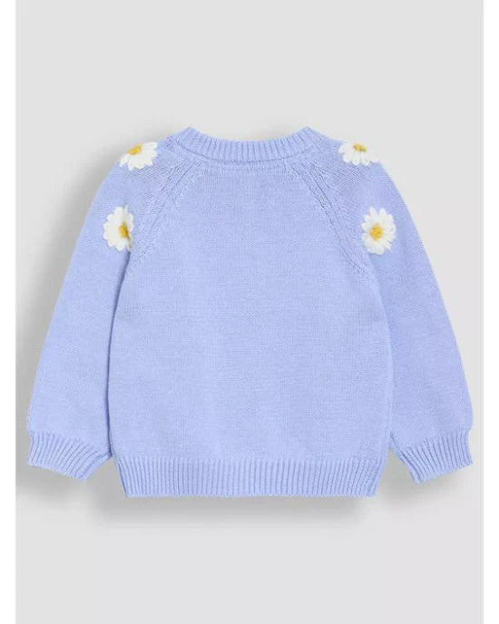 Daddy Issues S02 Sadie Daisy Applique Blue Cardigan