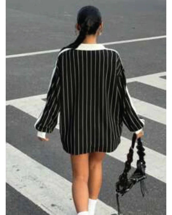 Daddy Issues S02 Taj Atwal Black Striped LA Jersey
