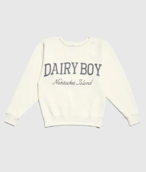 Dairy Boy Cut Off Nantucket Island Crewneck Sweatshirt