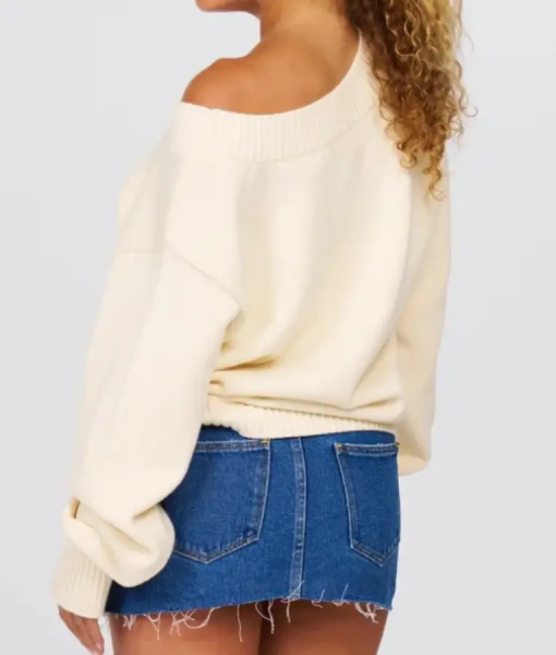 Dairy Boy Southport Off Shoulder Sweatshirt