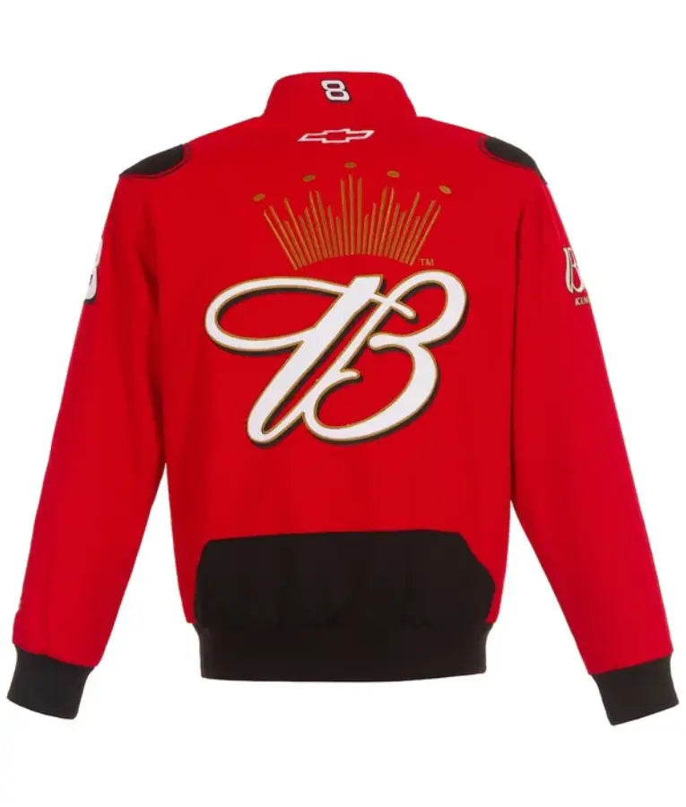 Dale Earnhardt Jr. Red Budweiser Twill Jacket