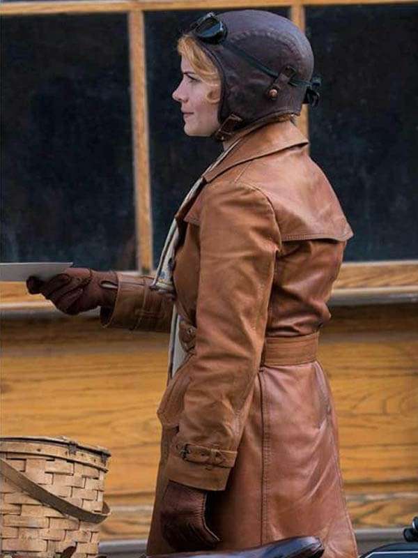 Damnation Sarah Jones Leather Coat