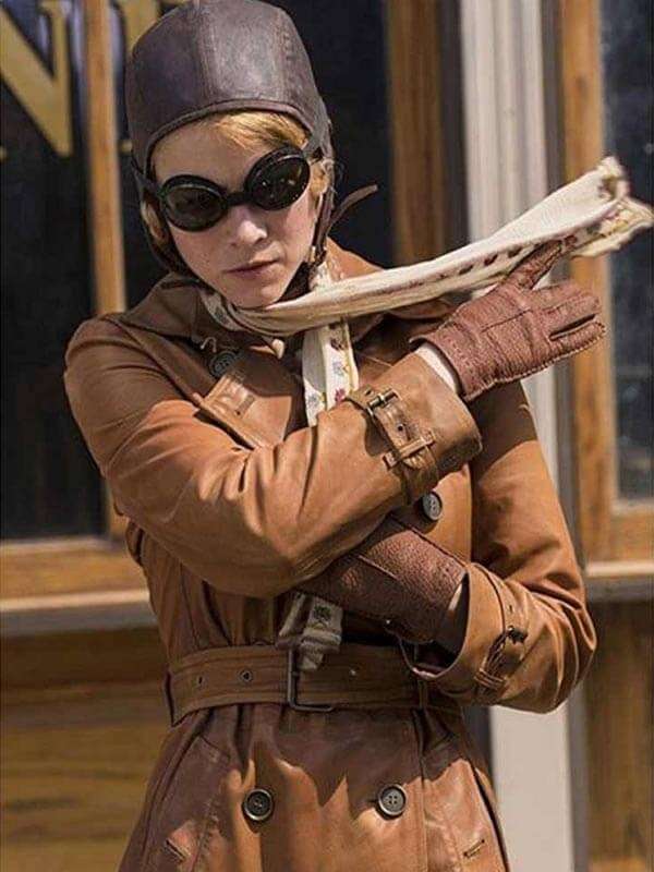 Damnation Sarah Jones Leather Coat