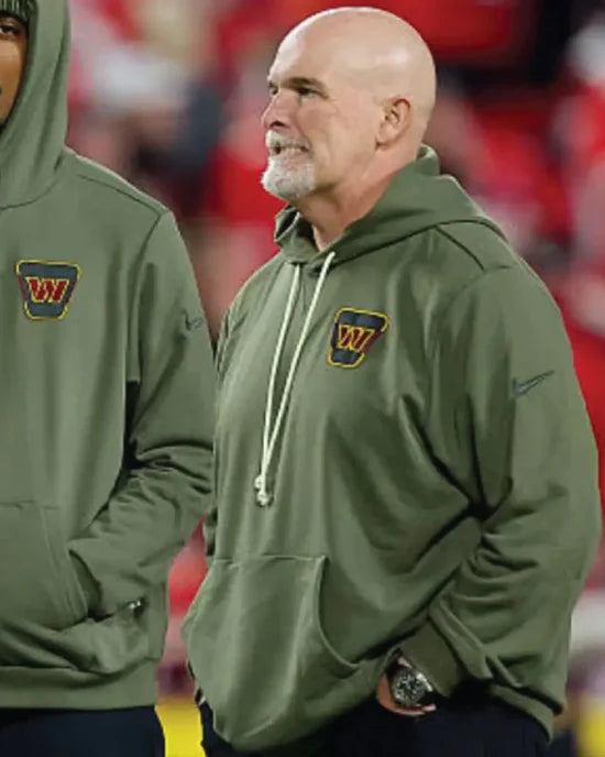 Dan Quinn Washington Commanders 2025 Salute To Service Hoodie