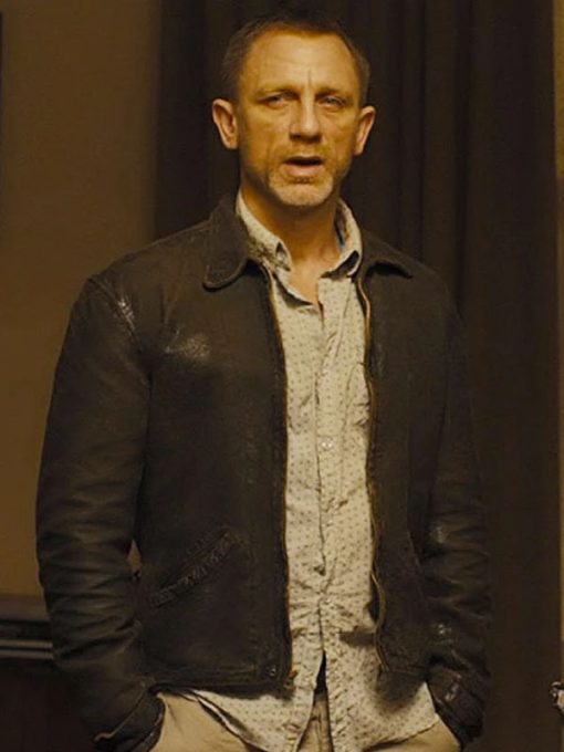 Skyfall James Bond Brown Leather Jacket