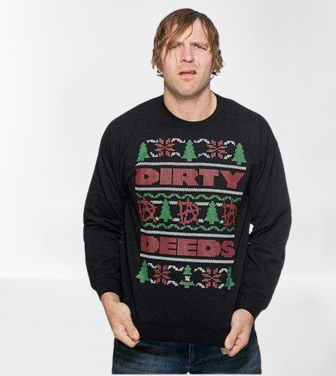 Dean Ambrose Black Dirty Deeds Sweater