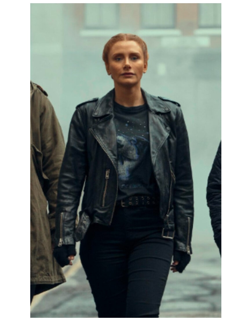 Deep Cover 2025 Bryce Dallas Howard Leather Jacket