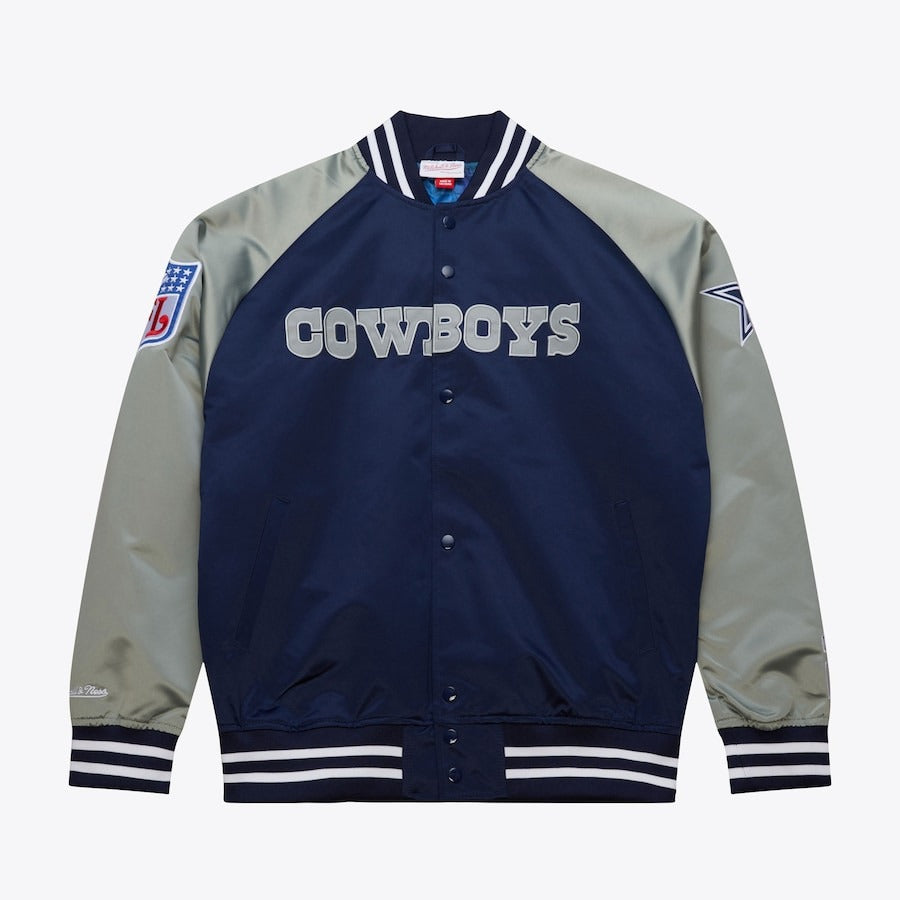 Deion Sanders Navy Dallas Cowboys Satin Jacket